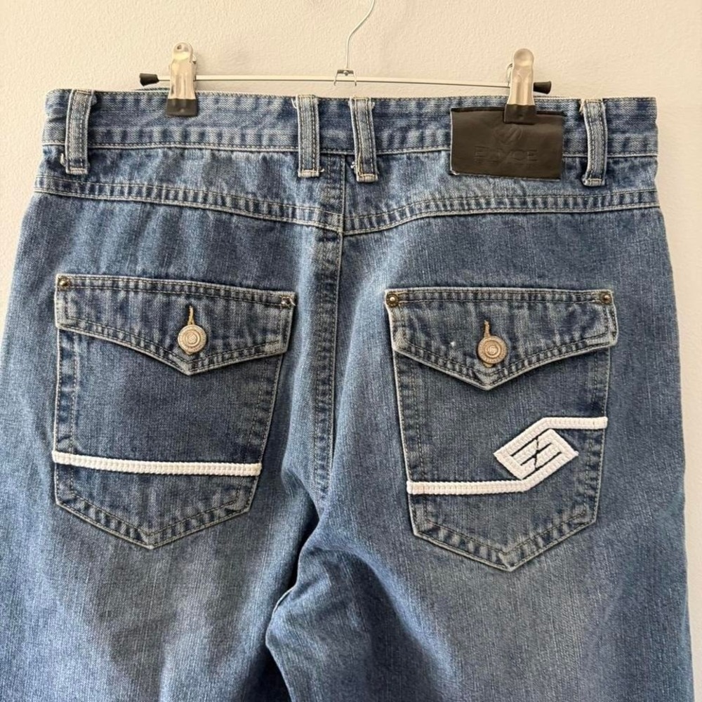Vintage Y2K Encyce Denim Baggy Blue Jorts Shorts Mens Denim 32 Waist - Picture 2 of 7